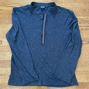 **4/$12** Armani Exchange Gray Bedazzled Women's Shirt